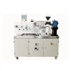 Máquina de laminação e revestimento por extrusão de mesa